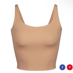 NWT! SKIMS Smoothing Essentials Tank - Ochre